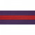 Purple karate belt with red stripe.