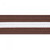 Brown karate belt with white stripe.