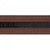 Brown karate belt with black stripe.