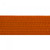 Brown karate belt with orange stripe.
