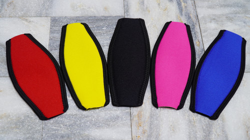Neoprene mask strap cover adds comfort and helps prevent your mask strap from pulling out your hair!