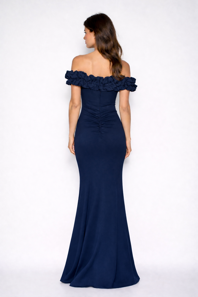 NAVY HAZEL GOWN