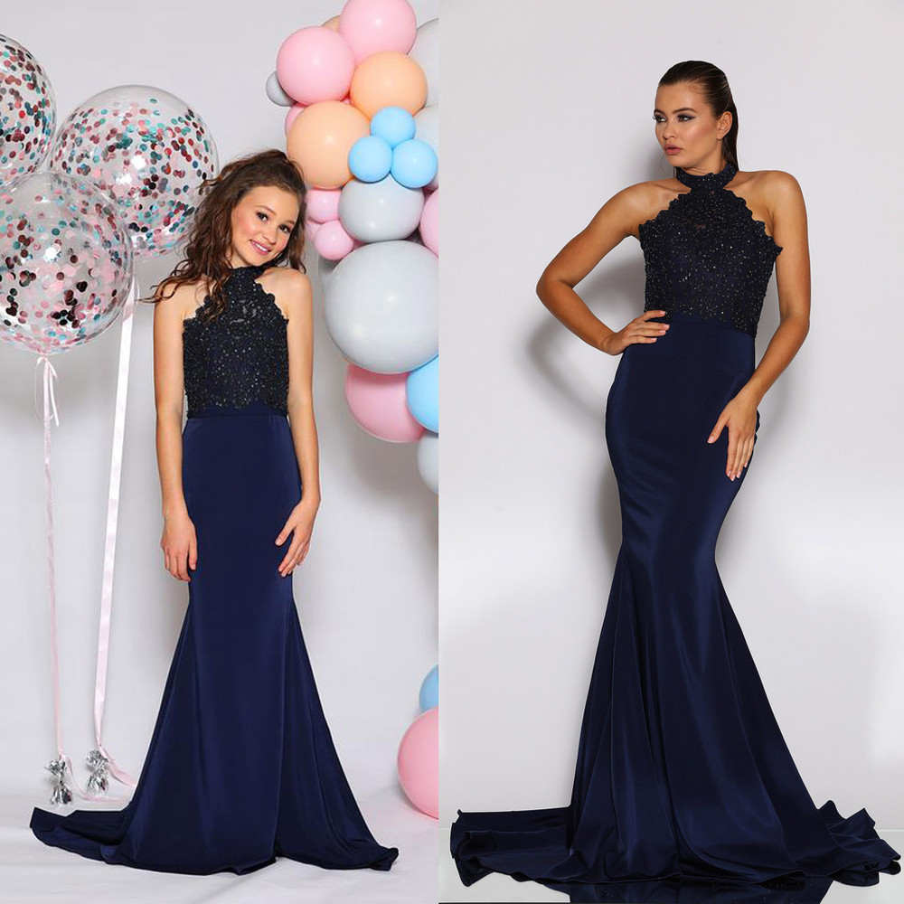 NATALIE GOWN NAVY - JADORE