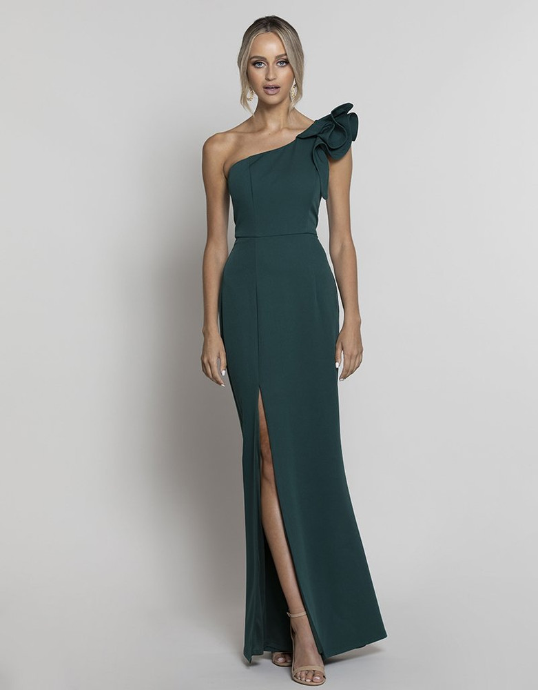 SUE FRILL SHOULDER GOWN BB33D31