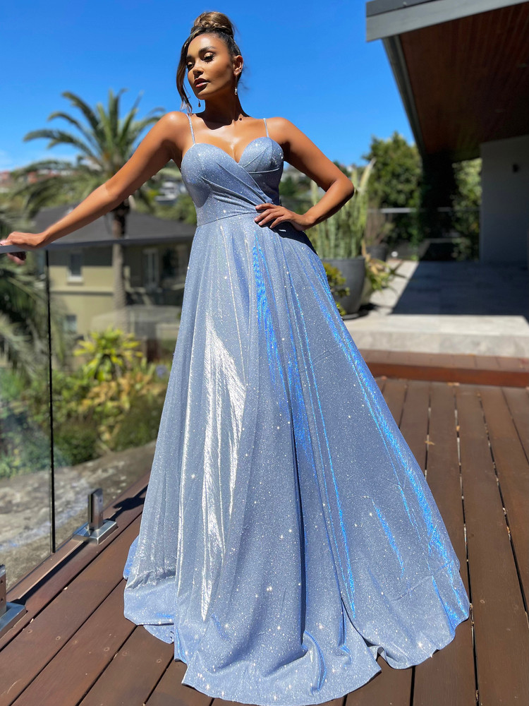 LUCY GOWN - LIGHT BLUE