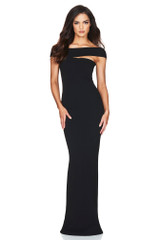  TYLER GOWN BLACK - NOOKIE