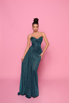 GISELLE GOWN TEAL - NP149