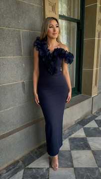 CARRIE MAXI NAVY