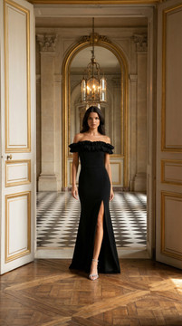 BLACK HAZEL GOWN