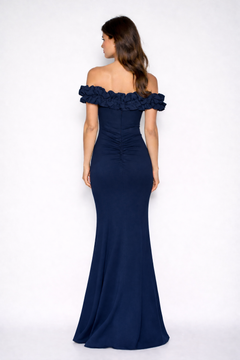 NAVY HAZEL GOWN