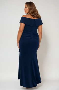 DEENA GOWN NAVY - PLUS