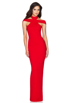 GABRIELLE GOWN RED - NOOKIE 