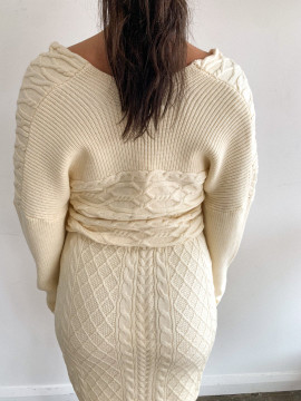 IVORY KNIT JUMPER