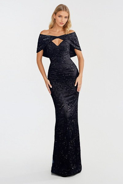 black evening dress melbourne BOSSY main image 0