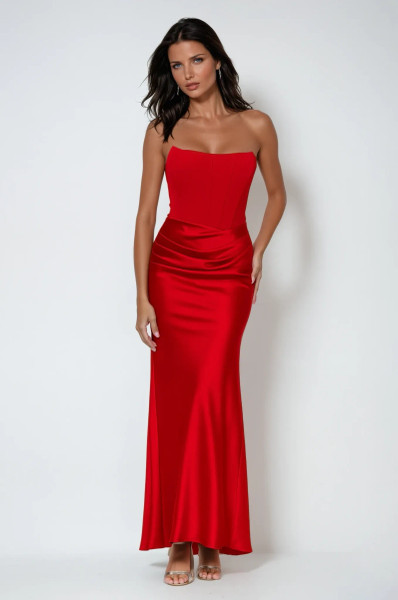 CARTER RED EVENING GOWN