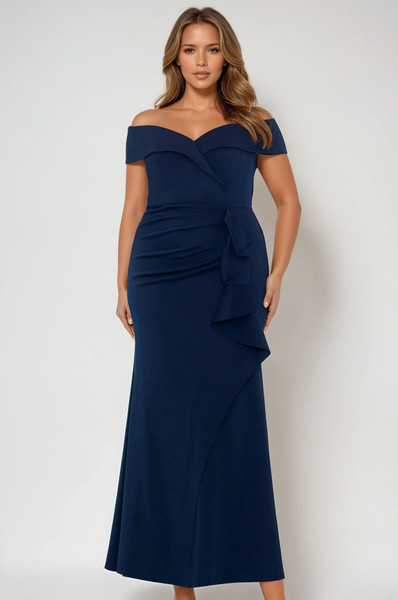 DEENA GOWN NAVY - PLUS