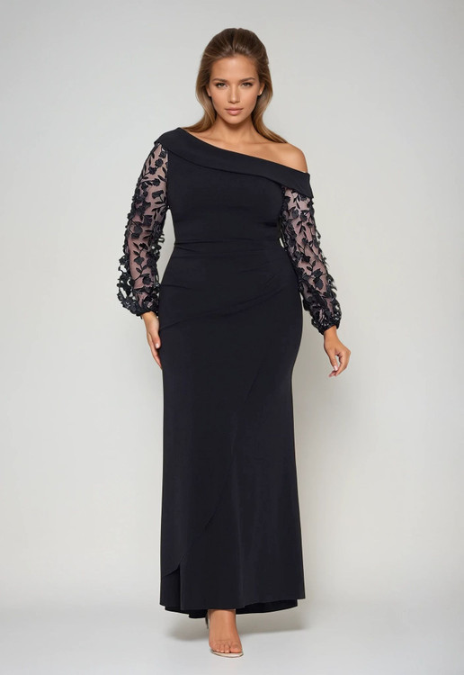 NAYA GOWN BLACK - PLUS