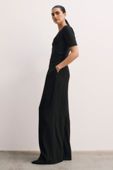 Clever Crepe Lyon Palazzo Trousers Black