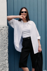 Claudia Cotton Shirt White