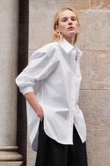 Claudia Cotton Shirt White