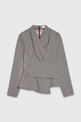 Belleville Top Multicolour Stretch Jacquard