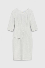 Eaton Dress Winter White Signature Tweed Eaton Dress Winter White Signature Tweed
