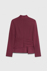 Belleville Top Plum 4-Way Stretch Twill