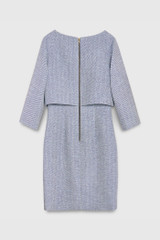 Northcote Dress Light Blue Signature Tweed