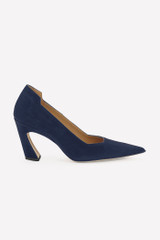 Milano 80 Heel Indigo Suede