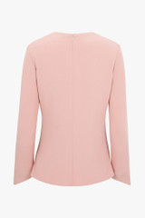 Clever Crepe Barley Top Indigo
