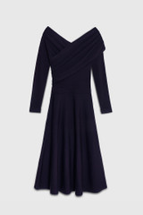 Belitha Knit Dress Grape Merino