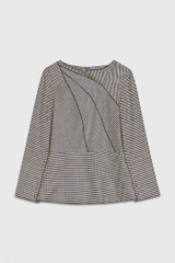 Abbott Top Multicolour Houndstooth Jacquard