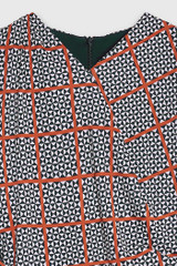 Belgravia Dress Multicolour Check Print Jersey