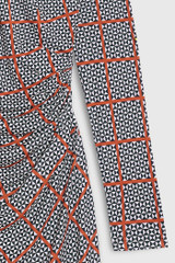 Belgravia Dress Multicolour Check Print Jersey