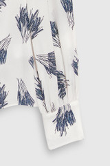 Eglington Blouse Ivory Print Silk