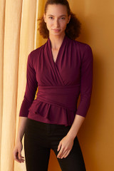 Belleville Top Summer Berry Jersey