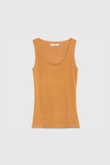 Cortina Layering Vest Toffee Superfine Modal Cashmere