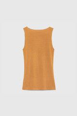 Cortina Layering Vest Toffee Superfine Modal Cashmere
