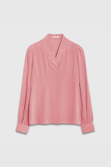 Harrow Blouse Blush Pink Silk 1