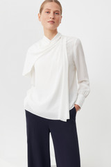 Knightsbridge Blouse Ivory Silk Knightsbridge Blouse Ivory Silk