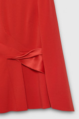 Clever Crepe Barley Top Summer Red