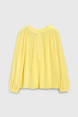 Corsica Blouse Yellow Silk