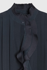 Symons Blouse Navy Silk