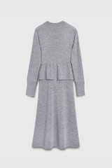 Allerton Knitted Dress Grey Merino
