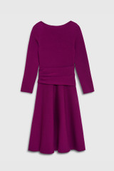 Knitted Camelot Dress Magenta Merino