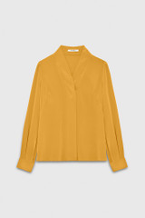 Harrow Blouse Mustard Silk