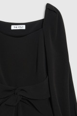 Clever Crepe Hartley Top Black