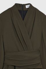 Belleville Top Khaki 4-Way Stretch Twill