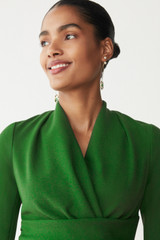 Belleville Top Laurel Green Soft Stretch Tailoring