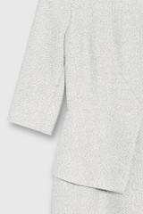 Eaton Dress Winter White Signature Tweed-1
